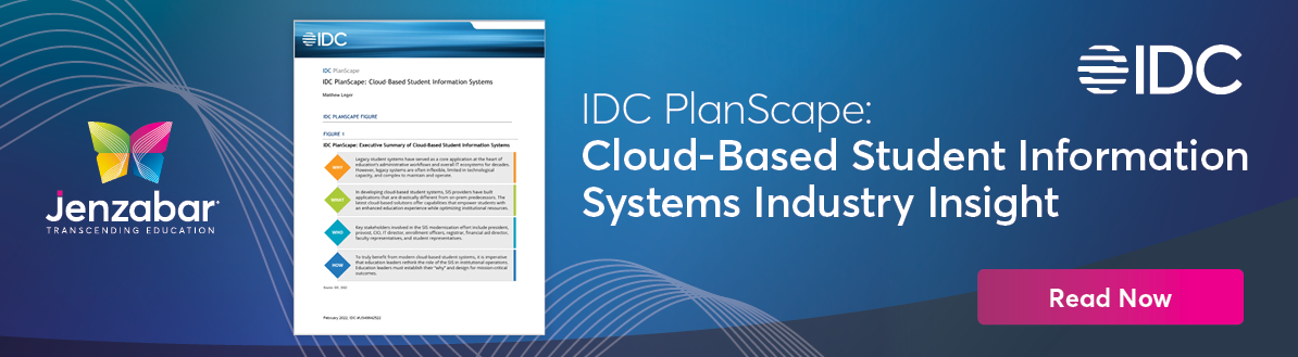 IDC PlanScape: Cloud-Based Student Information Systems