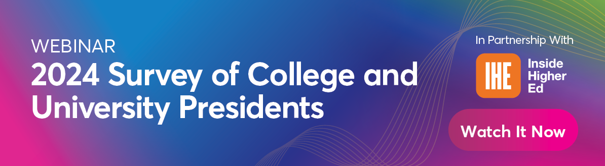 Jenzabar Webinar: 2024 Survey of College and University Presidents